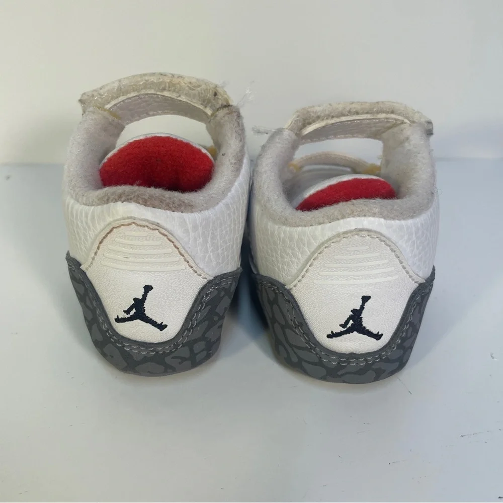 Air Jordan Retro III 3 White Cement 2011 315111-105 Toddler 2C Crib No Box